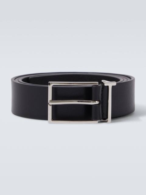 TOM FORD T Loop leather belt