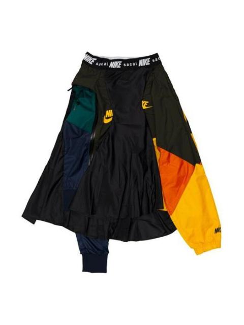 Nike (WMNS) Nike x sacai Skirt 'Black University Gold' CD6299-010