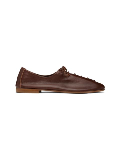HEREU Brown Plegada Shiny Derbys