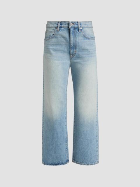 SLVRLAKE Women's Hunter Crop Relaxed Straight Jeans - Two Hearts