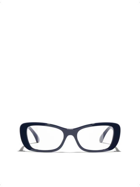 CHANEL CH3506 Butterfly-Frame Acetate Optical Glasses