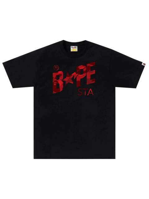 BAPE Color Camo Bape Sta Logo Tee 'Black'