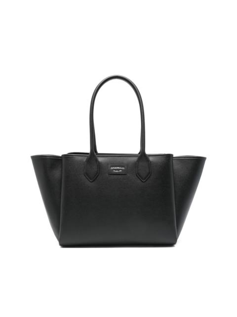EMPORIO ARMANI leather tote bag