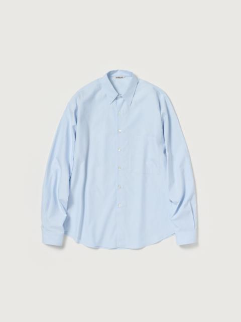 AURALEE WASHED FINX TWILL BIG SHIRT