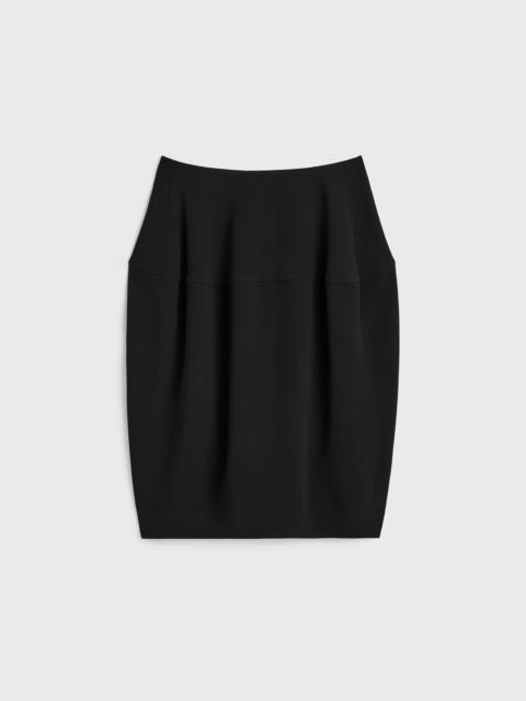TOTEME Sculptural skirt black