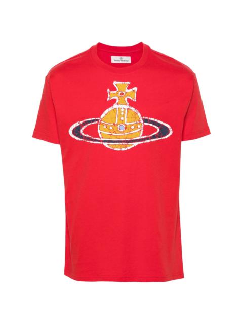 Orb-logo-print cotton T-shirt