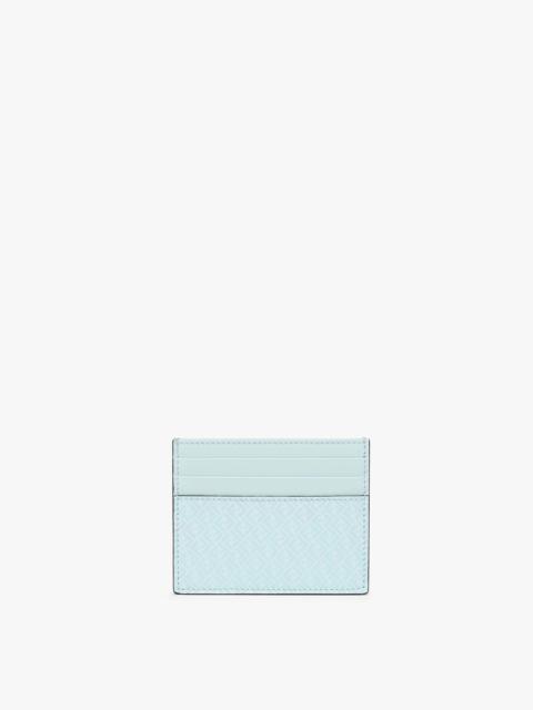 FENDI Light blue leather card holder