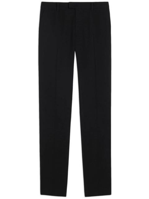 tailored slim-fit trousers