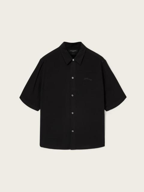 ALLSAINTS BARON EMBROIDERED BOXY SHIRT