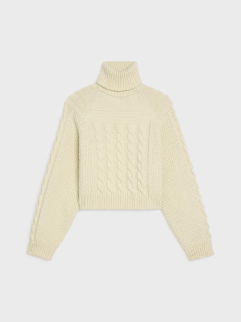 CELINE TURTLENECK SWEATER IN WOOL AND CASHMERE