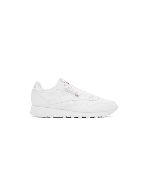 White Classic Leather Sneakers