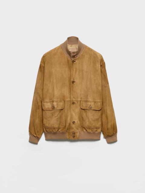 Prada Suede blouson jacket
