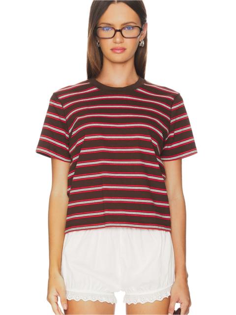 LA LIGNE Multi Striped Boyfriend Tee
