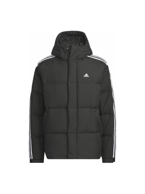 adidas Three Stripes Puffer Down Jackets 'Black' IT8732