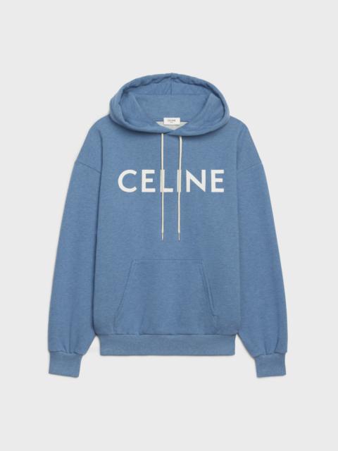 CELINE CELINE LOOSE COTTON FLEECE HOODIE