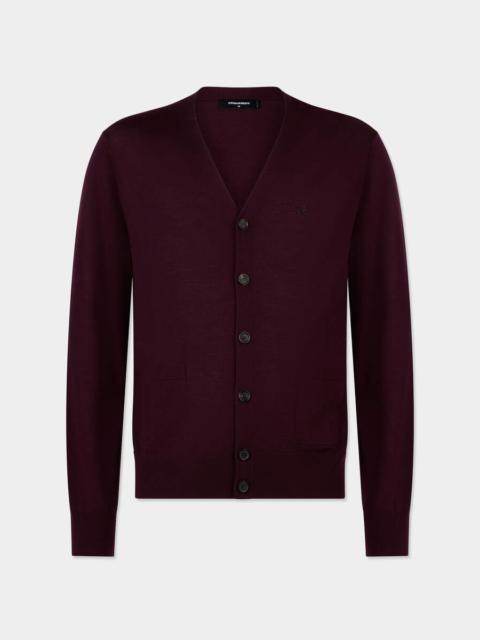 DSQUARED2 D2 UPSIDE DOWN CARDIGAN