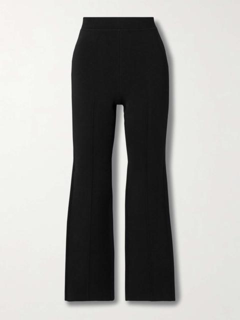 SIMKHAI Ashlon knitted straight-leg pants