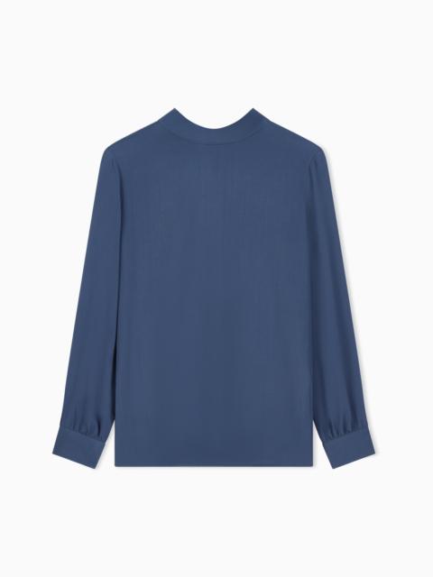GIORGIO ARMANI SHIRT CASHMERE REGULAR FIT SILK TRIPLE GEORGETTE