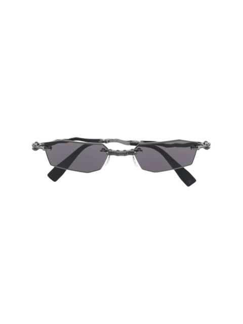 H40 rectangle-frame sunglasses