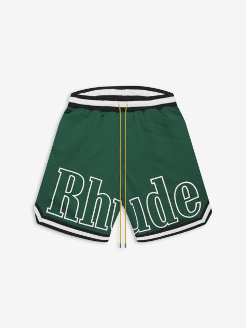 Rhude COURT LOGO SHORTS