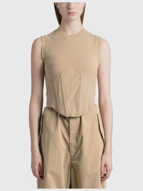 Dion Lee FIN RIB CORSET TANK
