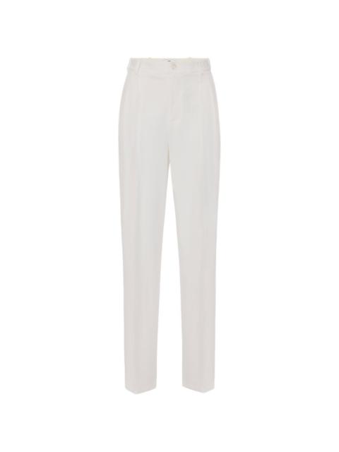 ELISABETTA FRANCHI darts gabardine trousers
