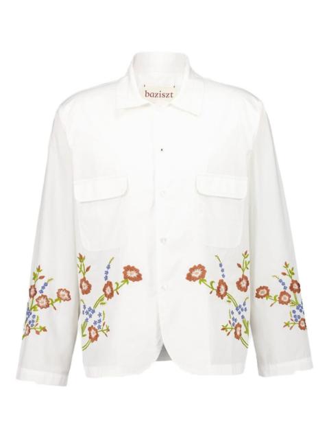 baziszt Hocha floral-embroidered shirt