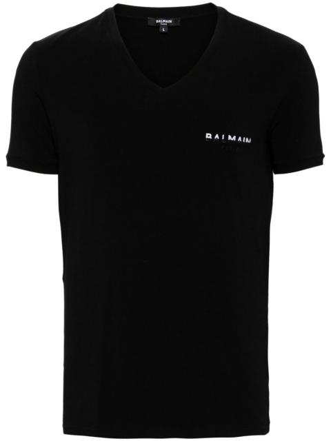 Balmain embroidered logo T-shirt