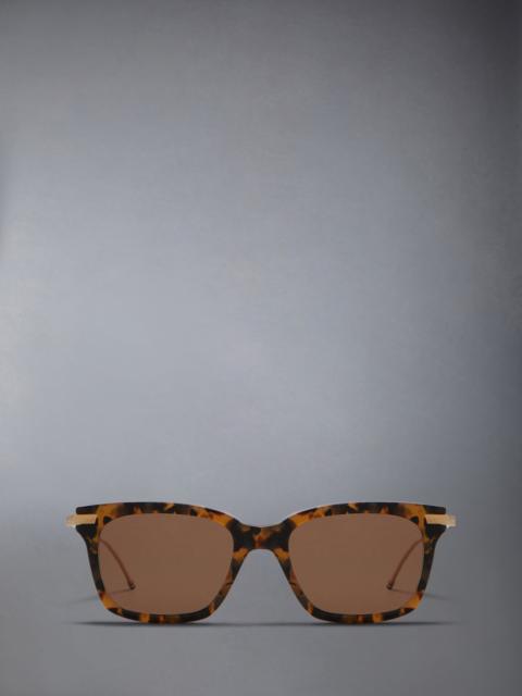Thom Browne Acetate And Titanium Aviator Sunglasses