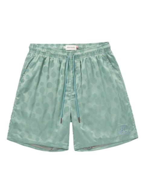 HONOR THE GIFT polka-dot jacquard shorts