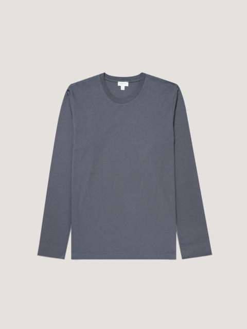 Sunspel Long Sleeve Riviera Midweight T‑shirt