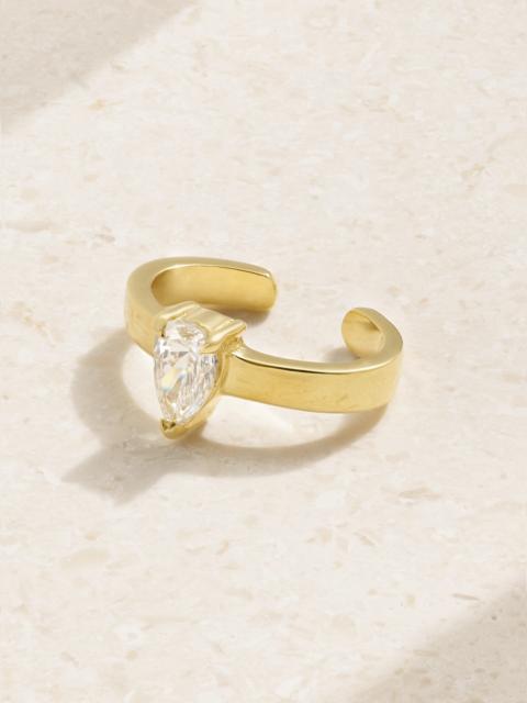ANITA KO 18-karat Gold Diamond Ear Cuff