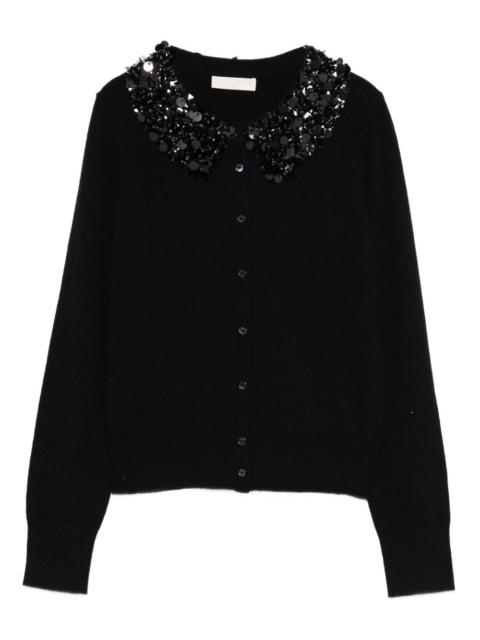 ULLA JOHNSON sequin-embellished cardigan
