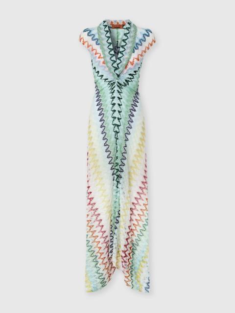 Missoni Long dress in zig zag lace