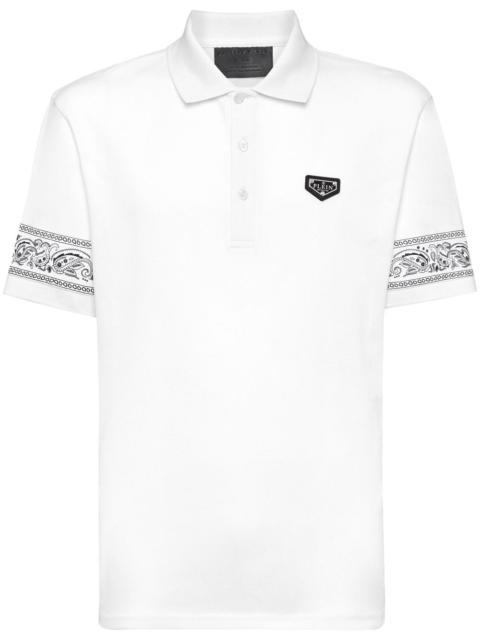 PHILIPP PLEIN Paisley Gothic Plein polo shirt