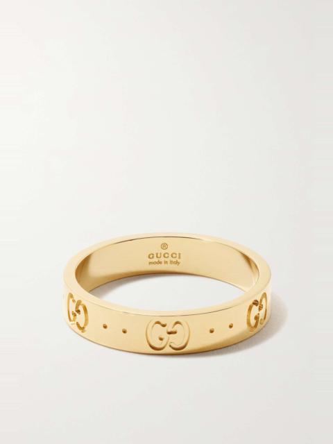 GUCCI Icon 18-karat gold ring