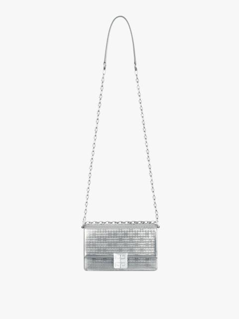 Givenchy SMALL 4G BAG IN 4G METALLIZED LEATHER WITH CHAIN