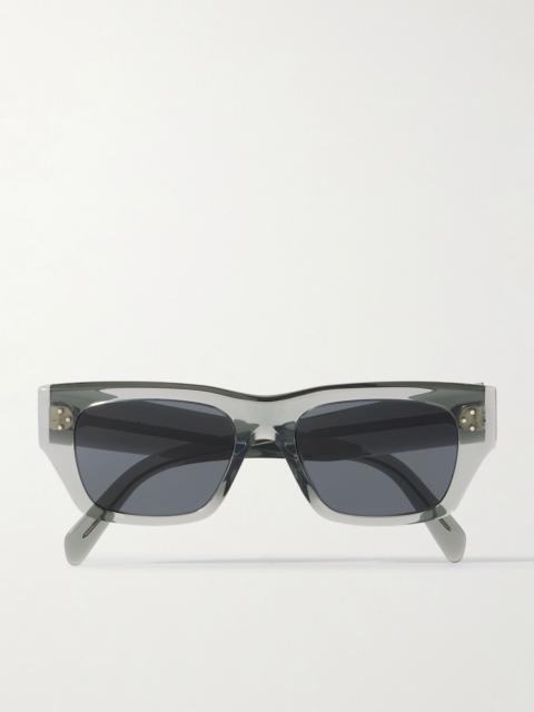 CELINE Square-frame acetate sunglasses Gray