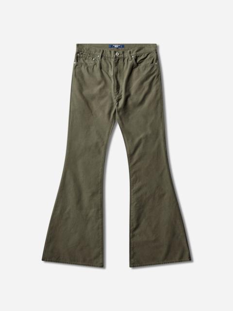 Junya Watanabe MAN Men's Flared Bootcut Trousers Khaki