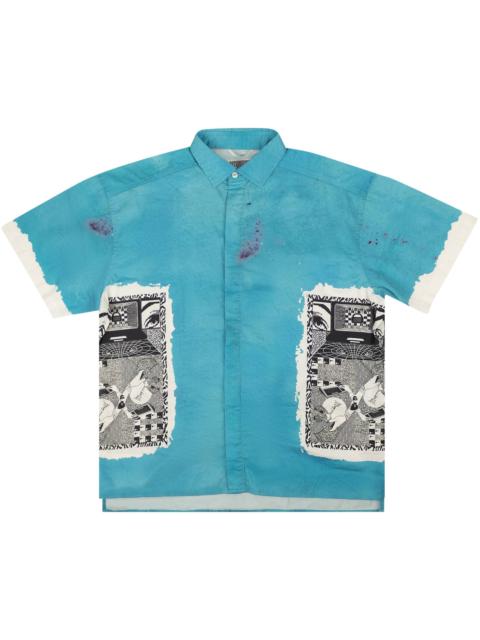 Cav Empt Cav Empt Security Short-Sleeve Shirt 'Blue' | goat