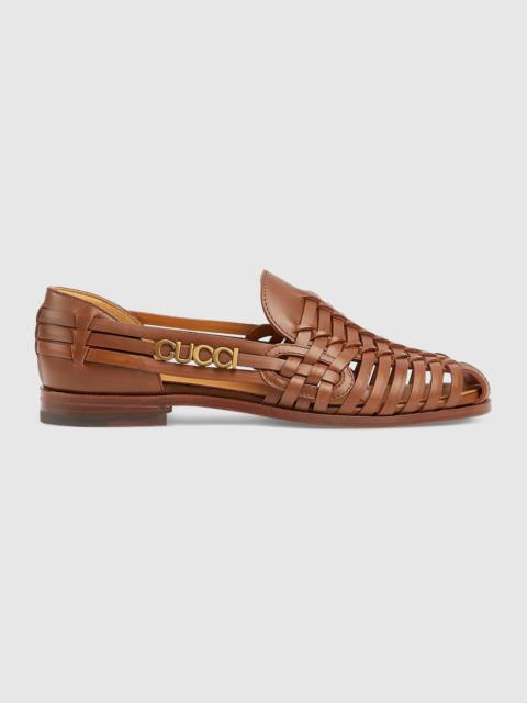GUCCI Men's sandal with Gucci detail