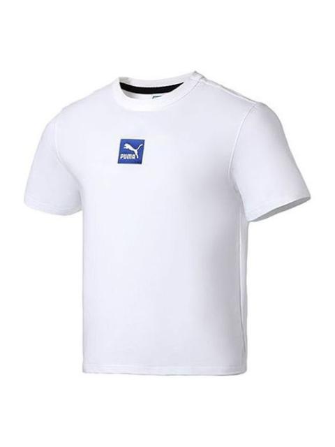 PUMA Emb Short Sleeve T-Shirt 'White' 536781-02