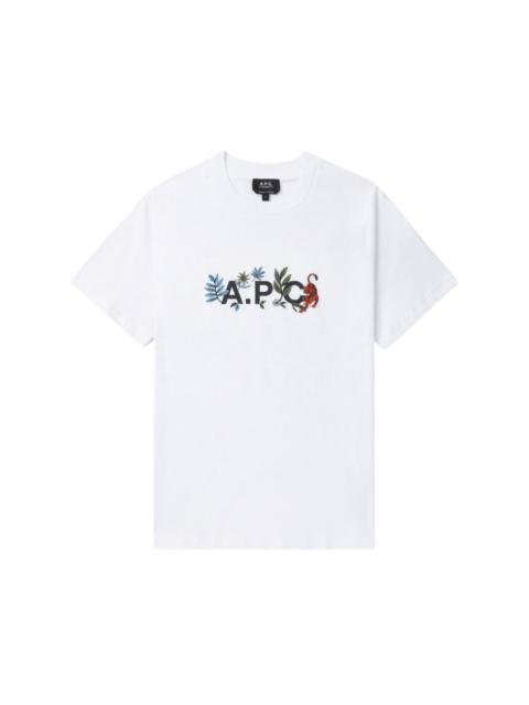A.P.C. logo-print T-shirt