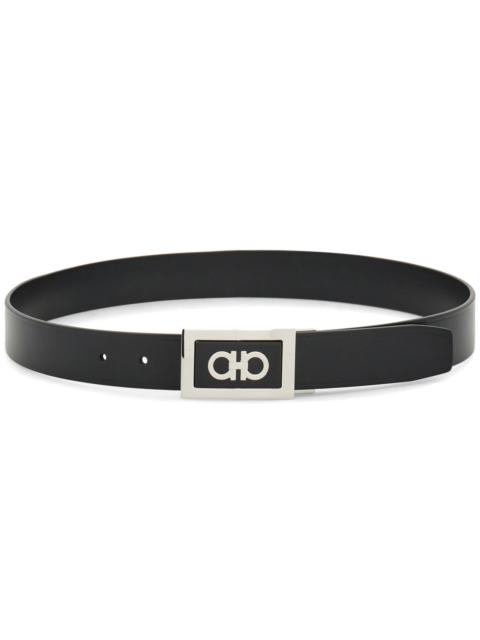 FERRAGAMO Reversible-buckle Leather Belt
