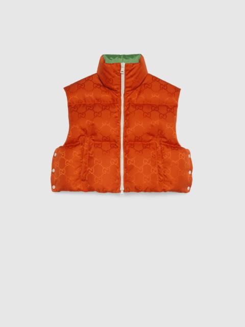 GUCCI GG nylon padded vest