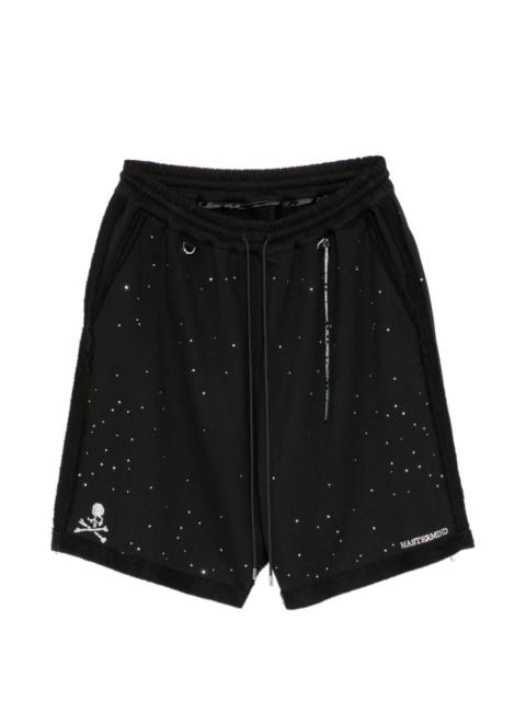 MASTERMIND WORLD crystal-embellished shorts