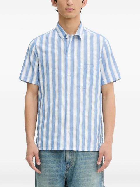 SAMSØE SAMSØE Saavan stripe short-sleeve shirt