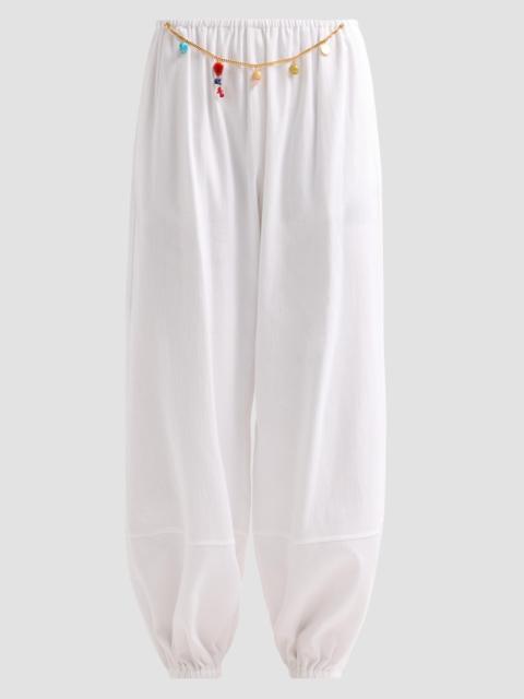Stella McCartney Women's Cotton Balloon Pants - White