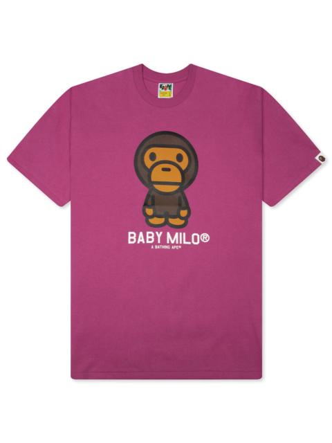 A BATHING APE® BABY MILO TEE MEN'S - PINK