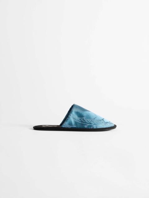 JW Anderson WOMENS CLOSE TOE SLIDES IN AIRFORCE BLUE